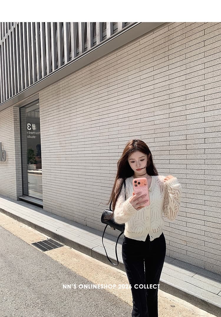 첸 좋은 난 nns 하프 한 바지 레트로 마 오래된 워싱 블랙 곡선 분할선 부츠컷 청바지 상세 이미지 30
