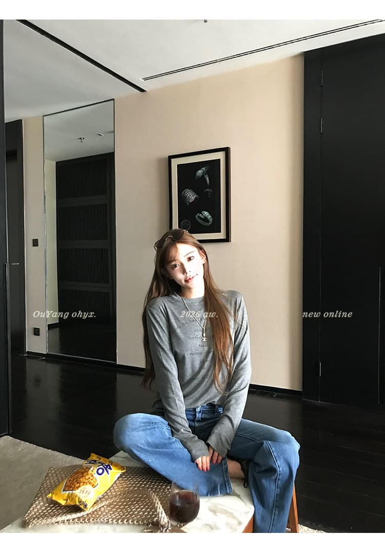 지구 Ouyang 돌아 가기 2000s 매운맛 ~까지 아니요 측면 위로 레트로 마 오래된 로우 웨이스트 워싱 부츠컷 청바지 상세 이미지 30