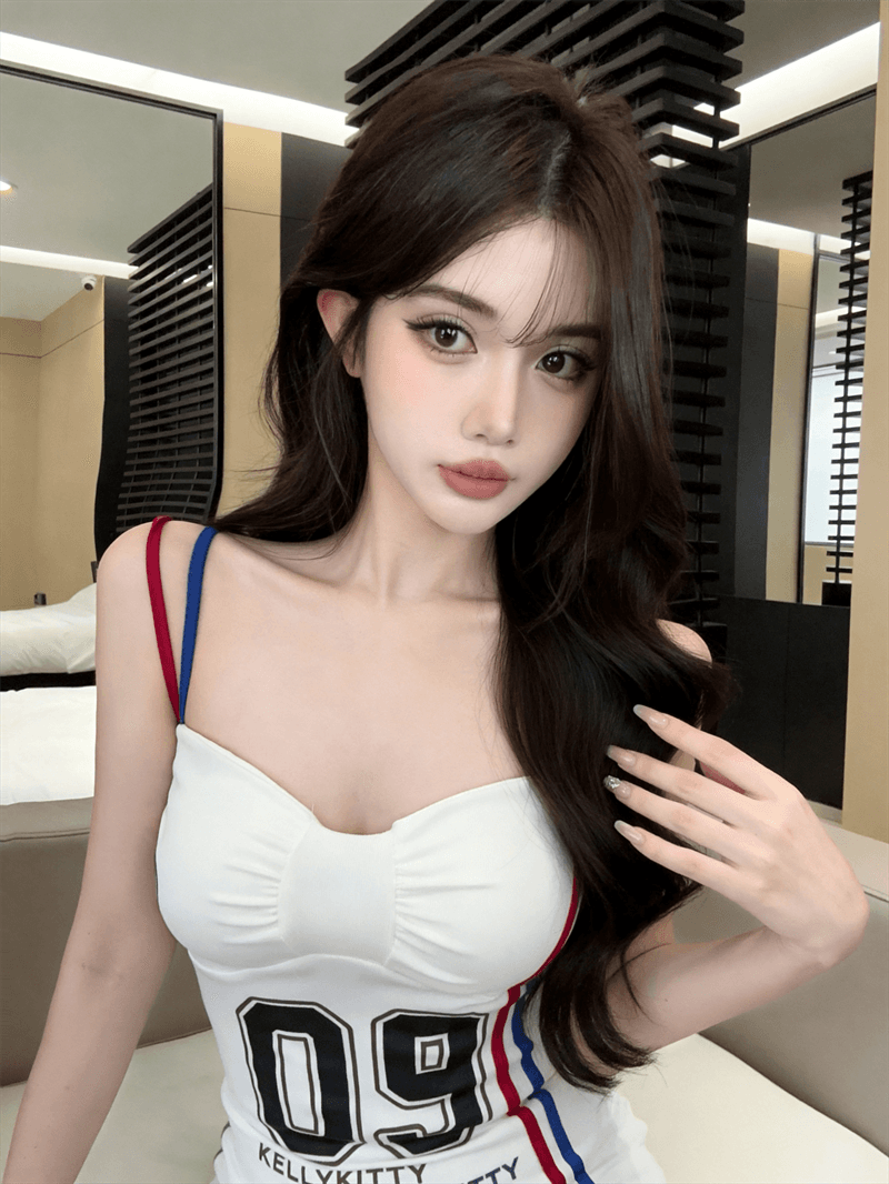 실사 여름 보트넥 패치워크 포장 가슴 백리스 슬립 미니 스커트 섹시함 타이트 스커트 순수한 욕망 바람 패치워크 색상 드레스 상세 이미지 1