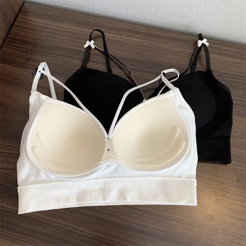 실사 정가 여름 가을 사계절 단색 지방 mm 아름다움 뒤로 캐미솔 벨트 가슴 패드 하나 생체 내 가져 가라. 외출용 만나는 상세 이미지 9
