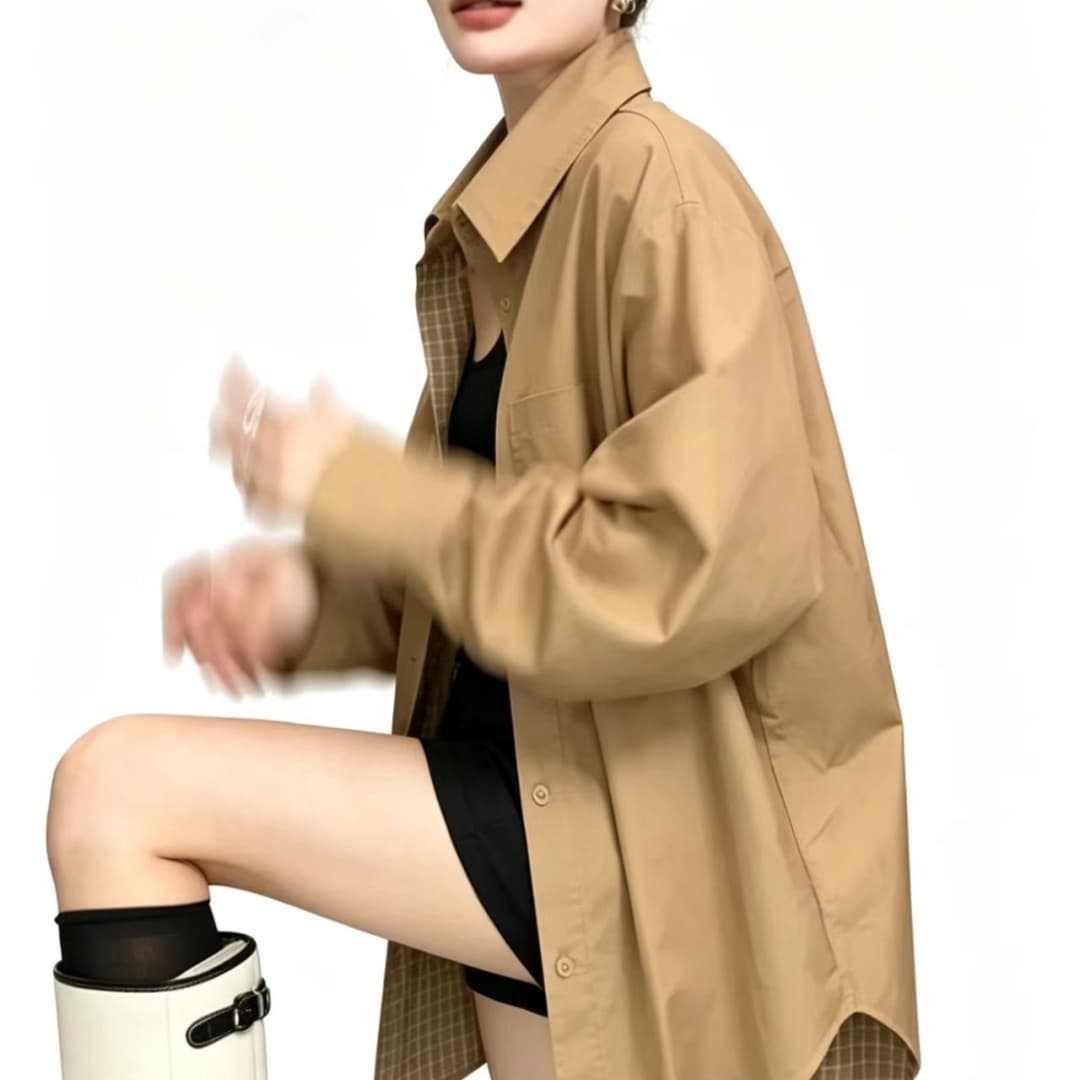 보물 어린이 홈 포함 힘 138126xq 높은 지점 배색 라운드 넥 맨위 이미지 5