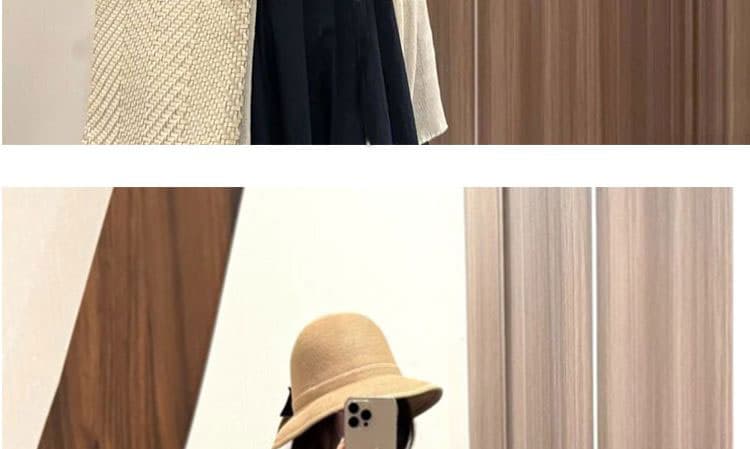 실사 지금 출산 착용 루즈핏 편안함 있음 차가운 센스 드레스 부드럽다 니트 오픈 가디건 투피스 세트 상세 이미지 17