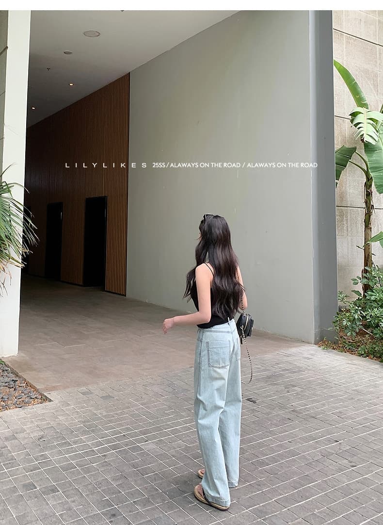 블랙 표준 summer 바다 소금 블루 데님 얕은 봄 산소 센스 상세 이미지 19