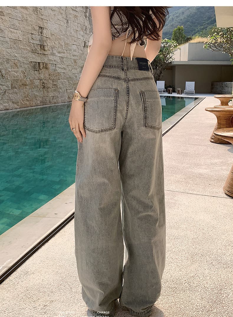 블랙 표준 summer 바다 소금 블루 데님 얕은 봄 산소 센스 상세 이미지 23