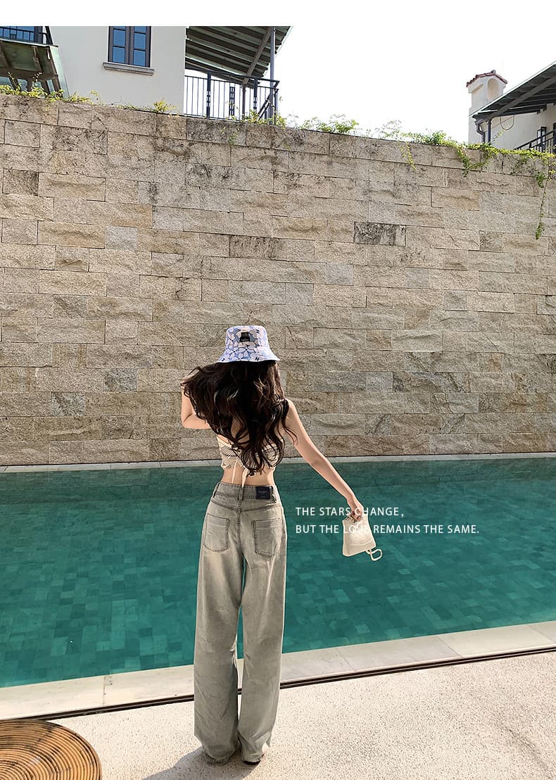 블랙 표준 summer 바다 소금 블루 데님 얕은 봄 산소 센스 상세 이미지 24
