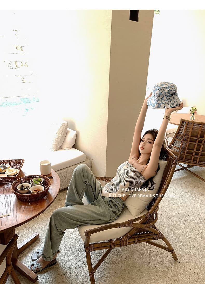 블랙 표준 summer 바다 소금 블루 데님 얕은 봄 산소 센스 상세 이미지 27