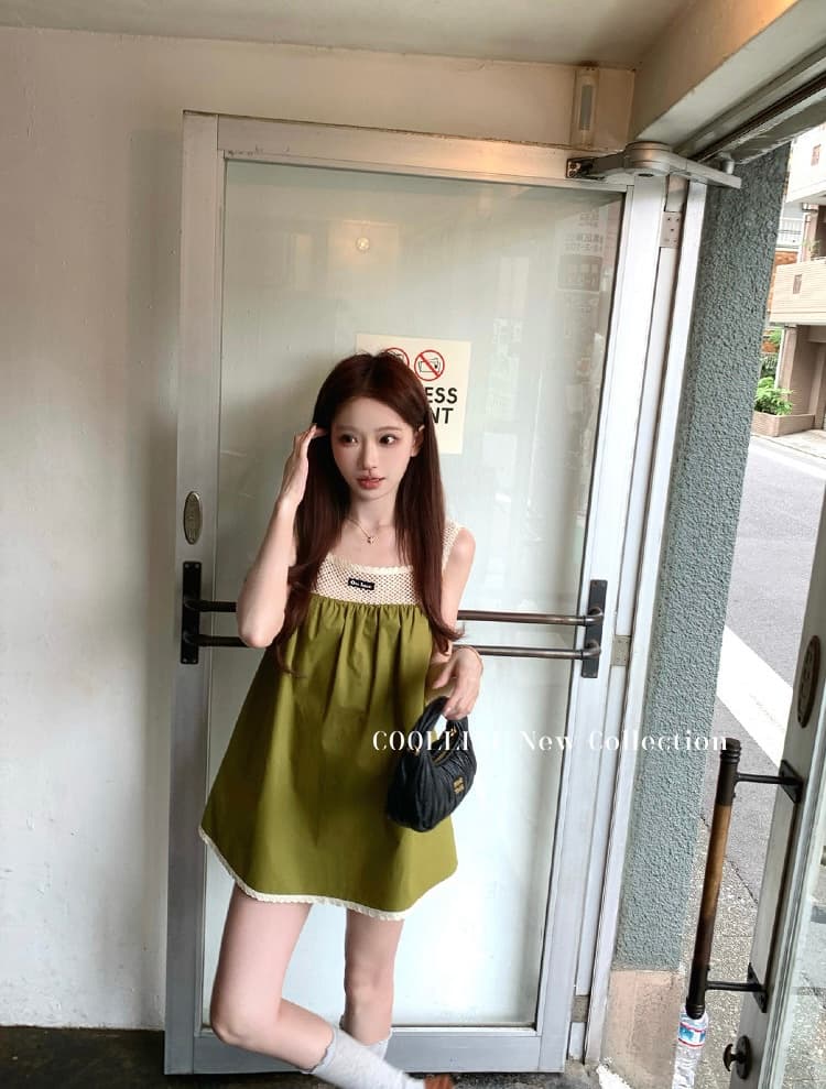 coolline 숲 희 롯폰기 초기 방문 miu 부서 이끼 녹색 인형 치마 이미지 4