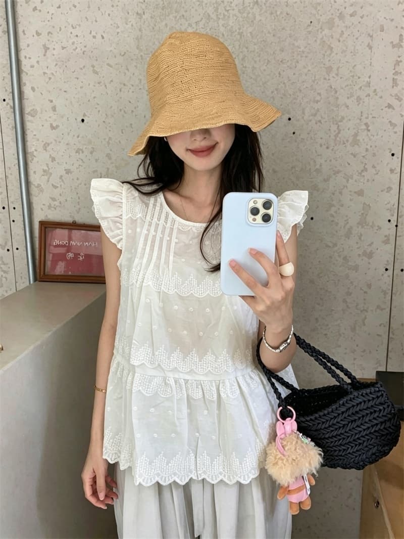 실사 한 부서 달콤함 화이트 셔츠 학원 스타일 맨위 슬림해 보이는 연령 감소 셔츠 여성 상세 이미지 2
