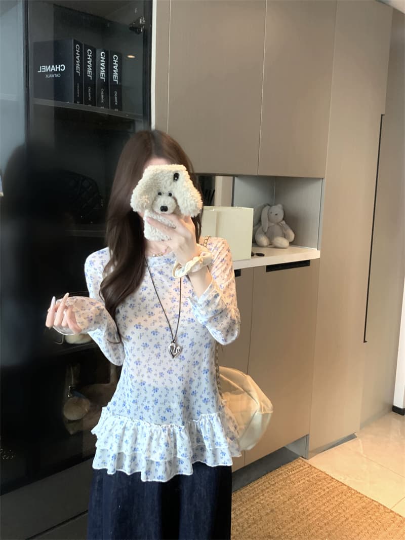 실사 꽃무늬 인사이드 가져 가라. 만나는 여성 이미지 3
