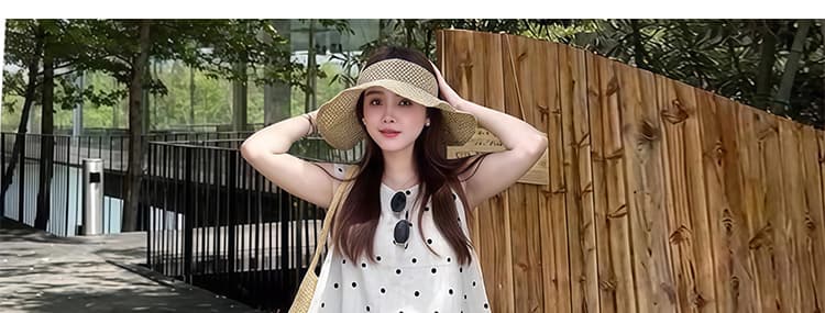 있음 가공 2026 인기 자이언트 잘 생긴 한 부서 착용 가져 가라. 루즈핏 도트 무늬 맨위 하이웨이스트 슬림해 보이는 와이드 레그 팬츠 세트 상세 이미지 29
