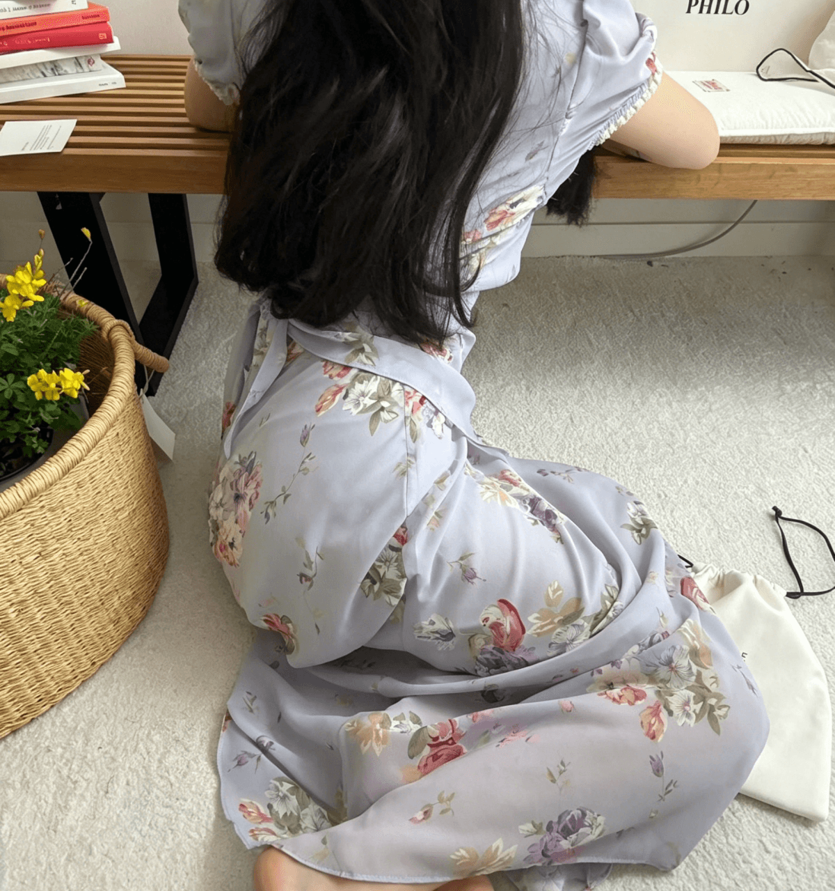 chic 한국 동대문 여름 새로운 26 달콤함 부드러운 꽃 V넥 레이스 레이스 반팔 드레스 상세 이미지 10