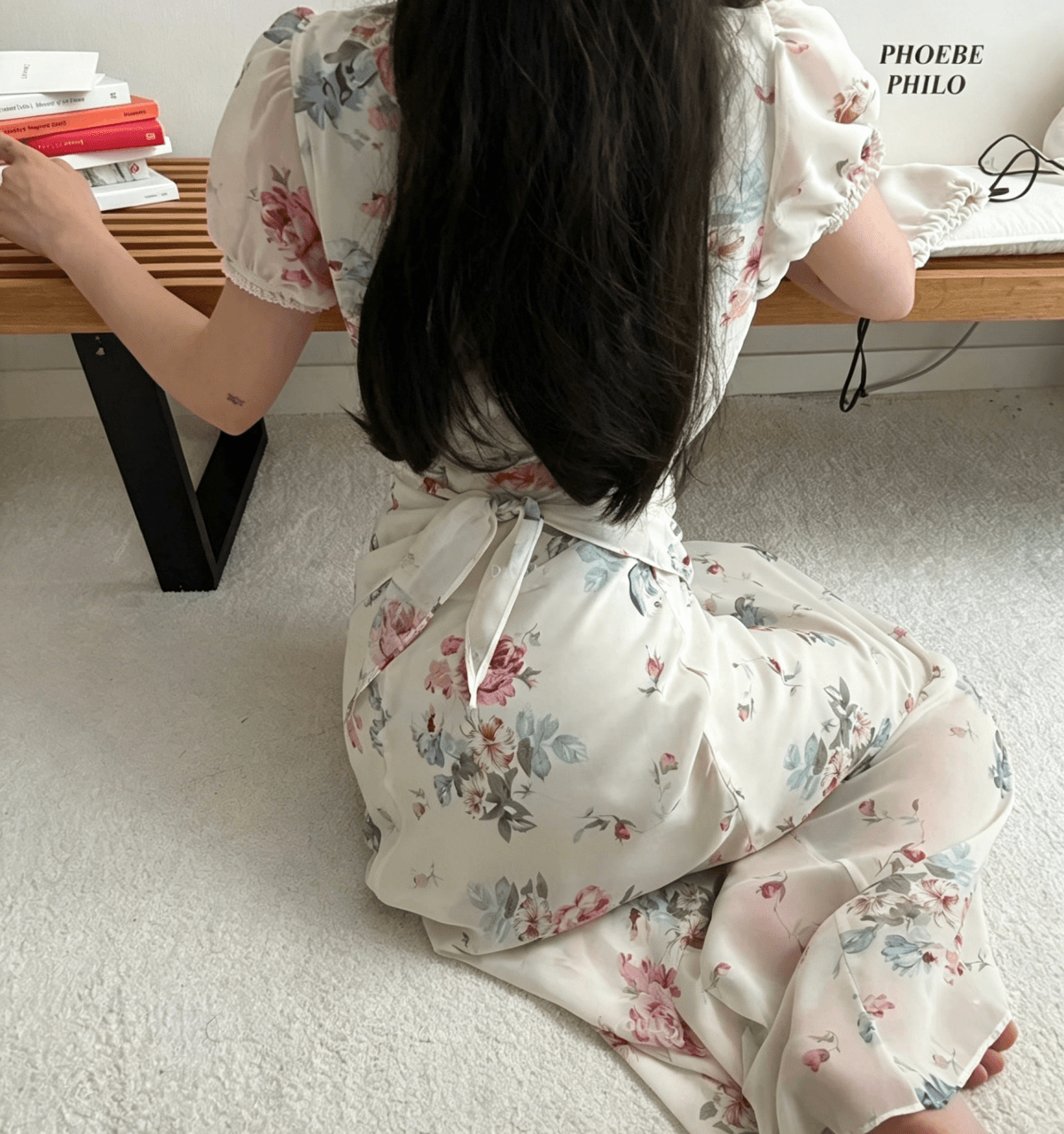 chic 한국 동대문 여름 새로운 26 달콤함 부드러운 꽃 V넥 레이스 레이스 반팔 드레스 상세 이미지 17