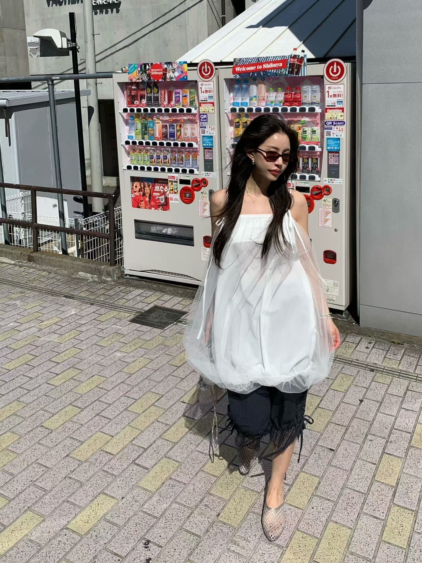 화이트 슬립 여성 드레스 여름 망사 치마 휴가 바람 요정 치마 퍼프 한 마디 미니 스커트 상세 이미지 2