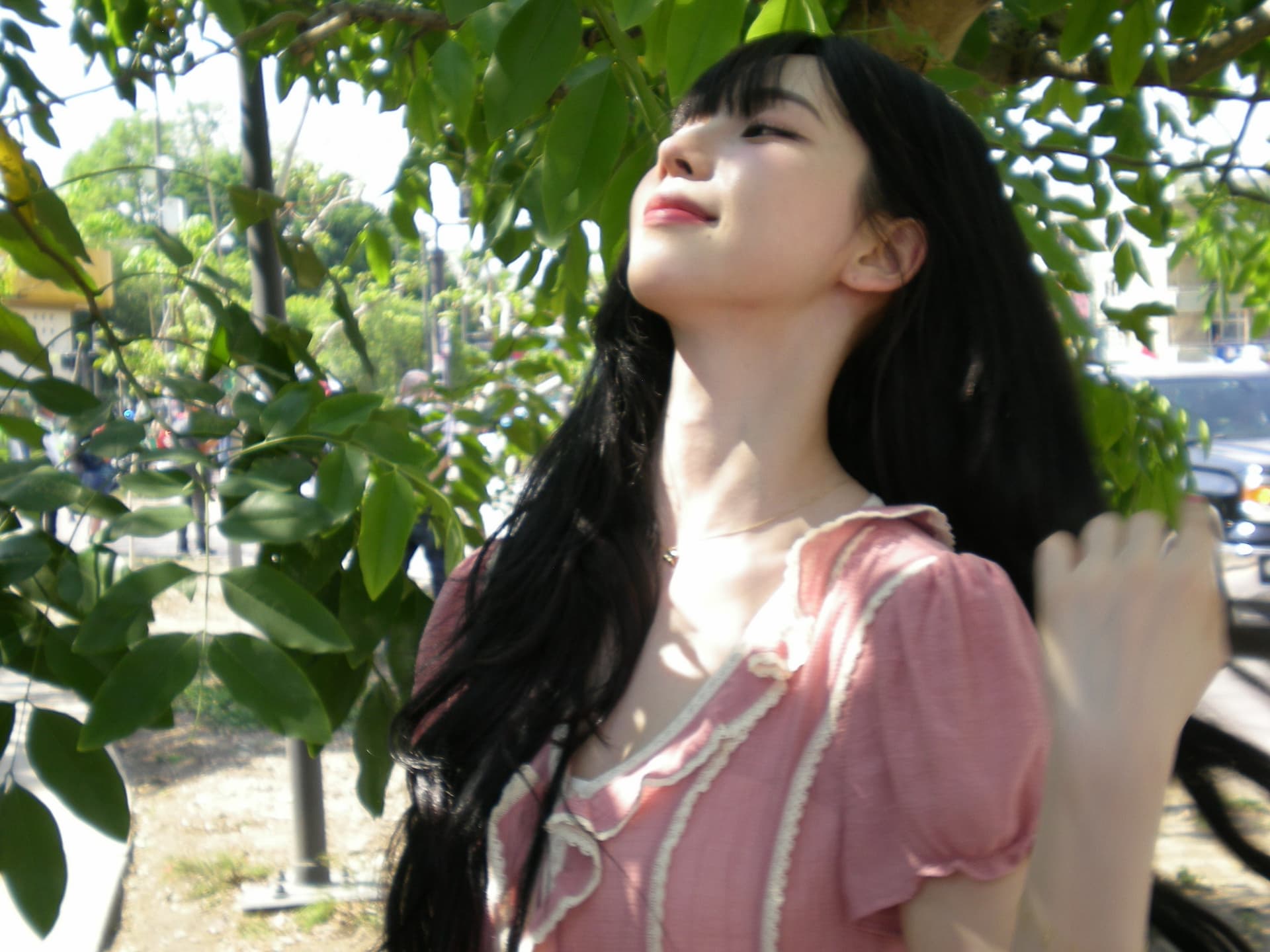 재고 있음 26 여름 새로운 달콤함 부드러운 바람 레이스 프릴 V넥 반팔 여성 셔츠 상세 이미지 26