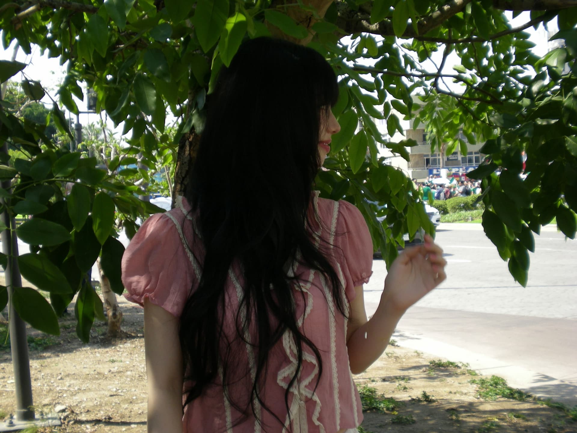 재고 있음 26 여름 새로운 달콤함 부드러운 바람 레이스 프릴 V넥 반팔 여성 셔츠 상세 이미지 27