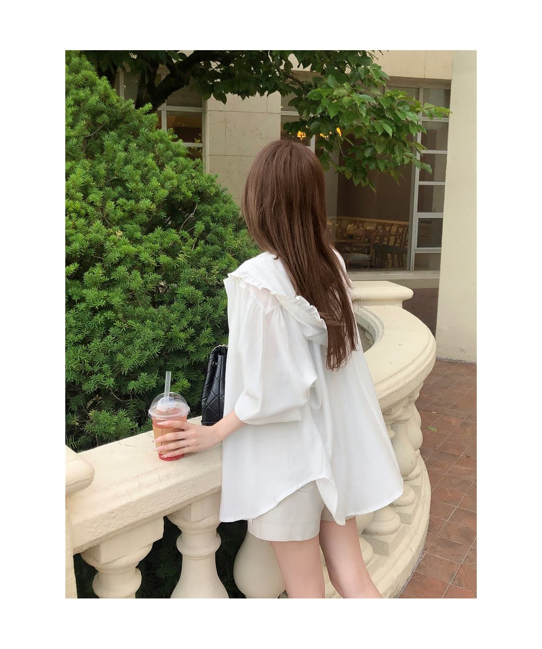 한 부서 레이스 조각 여성 셔츠 여름 루즈핏 얇은 스타일 후드 자외선 차단 셔츠 빅 사이즈 맨위 재킷 상세 이미지 24