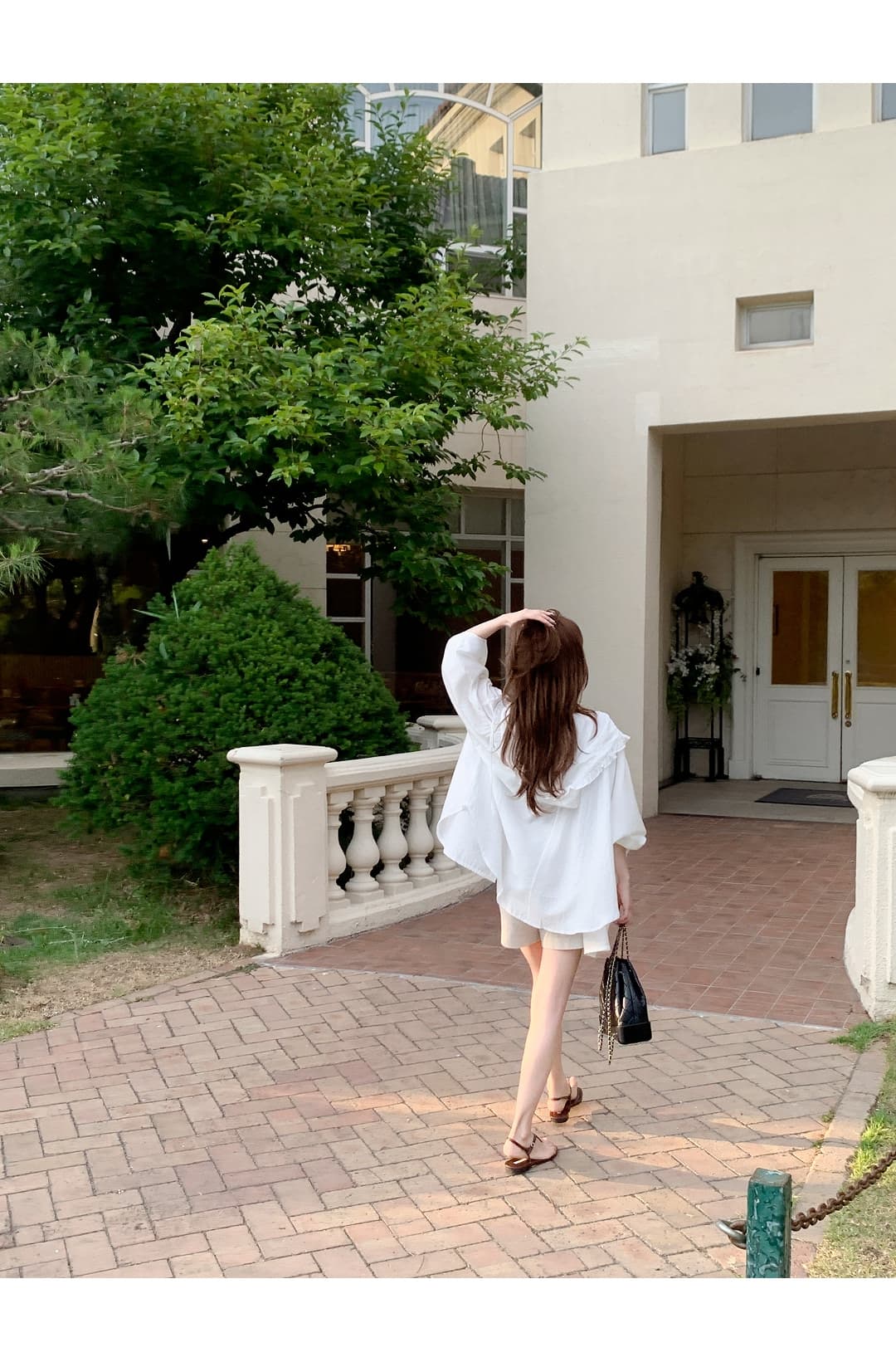 한 부서 레이스 조각 여성 셔츠 여름 루즈핏 얇은 스타일 후드 자외선 차단 셔츠 빅 사이즈 맨위 재킷 상세 이미지 32