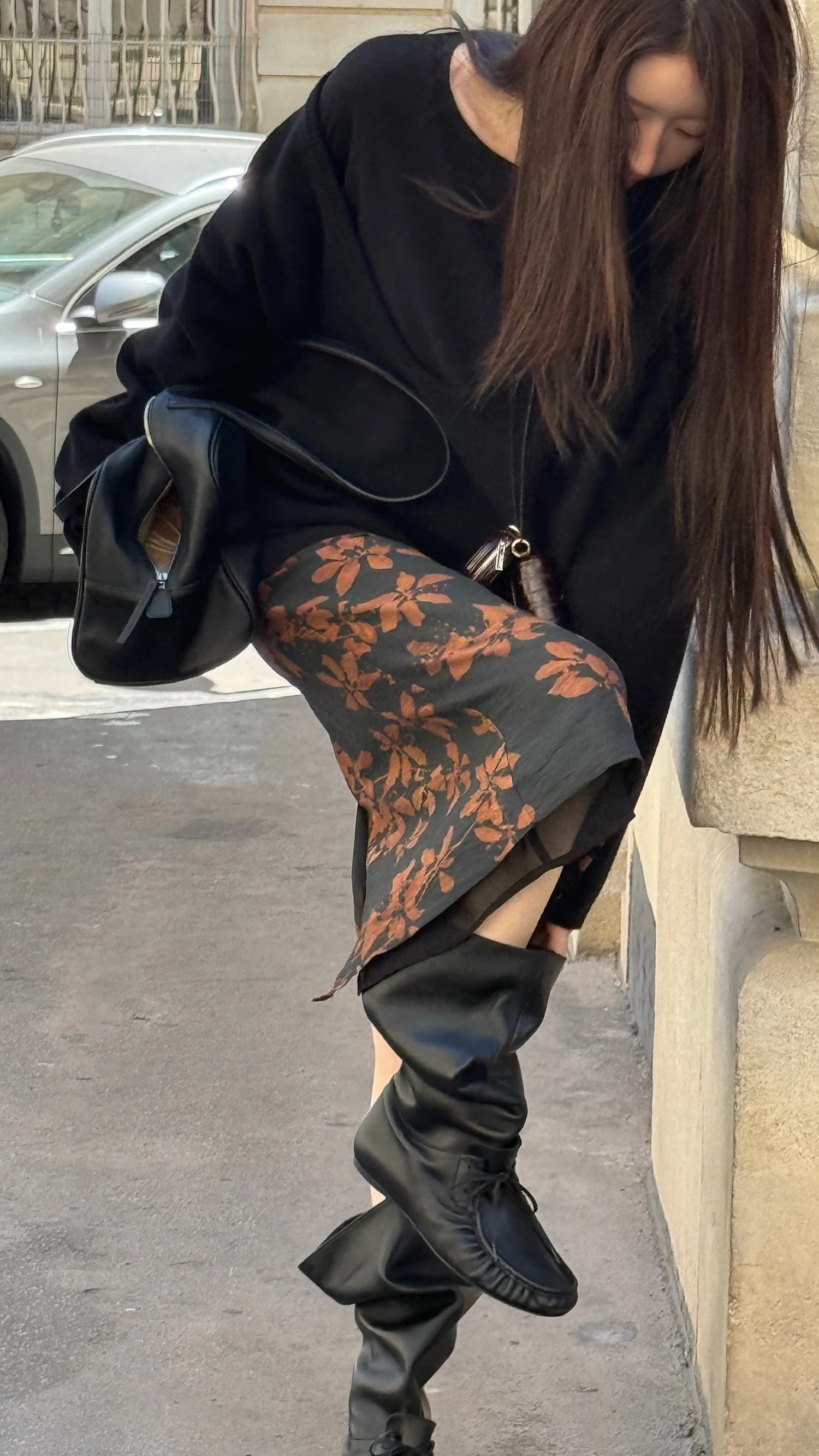 한국 보 주님 화난 푸시 b 입력 부드러운 찹쌀 분위기 센스 보온 기초 섹션 u 칼라 스웨터 상세 이미지 18