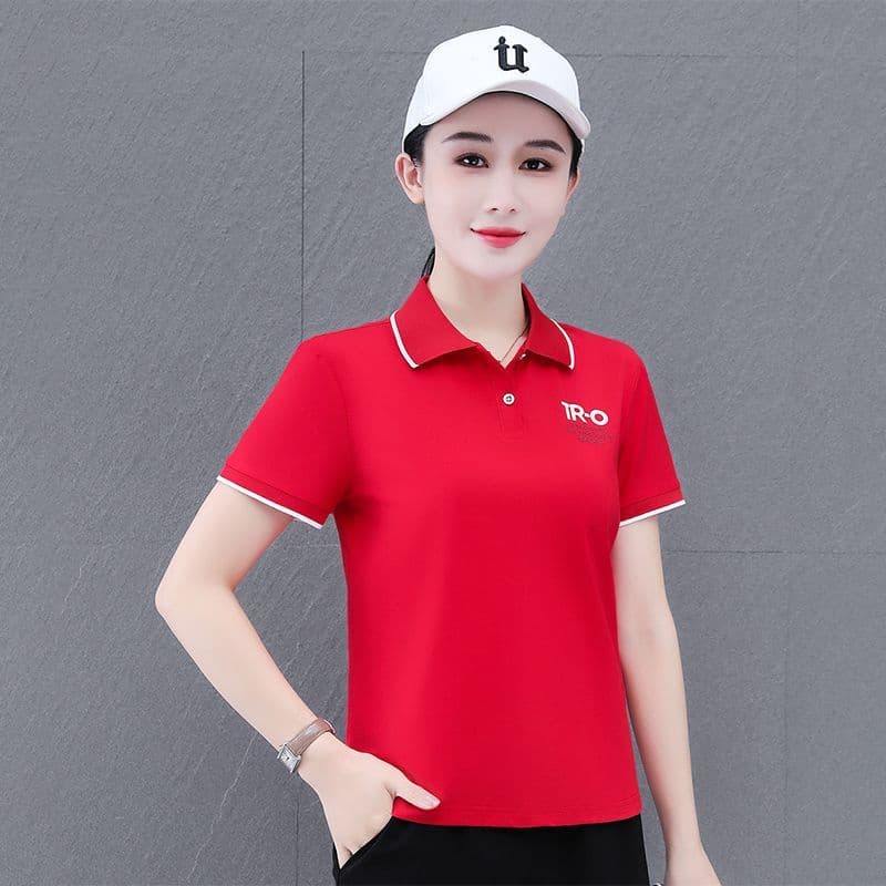 2026 POLO 셔츠 반팔 여름 2026 새로운 루즈핏 순면 얇은 스타일 캐주얼 폴로 칼라 맨위 이미지 5