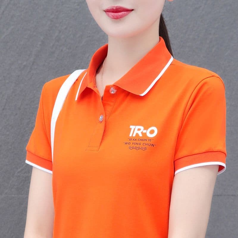 2026 POLO 셔츠 반팔 여름 2026 새로운 루즈핏 순면 얇은 스타일 캐주얼 폴로 칼라 맨위 상세 이미지 2