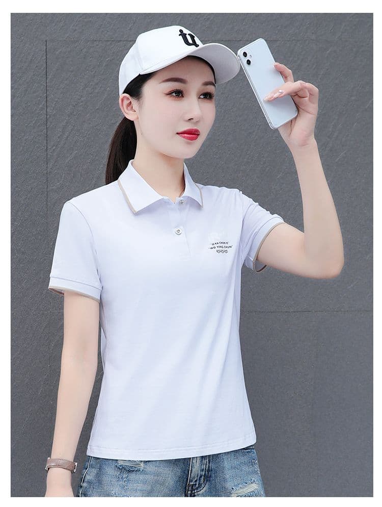 2026 POLO 셔츠 반팔 여름 2026 새로운 루즈핏 순면 얇은 스타일 캐주얼 폴로 칼라 맨위 상세 이미지 12