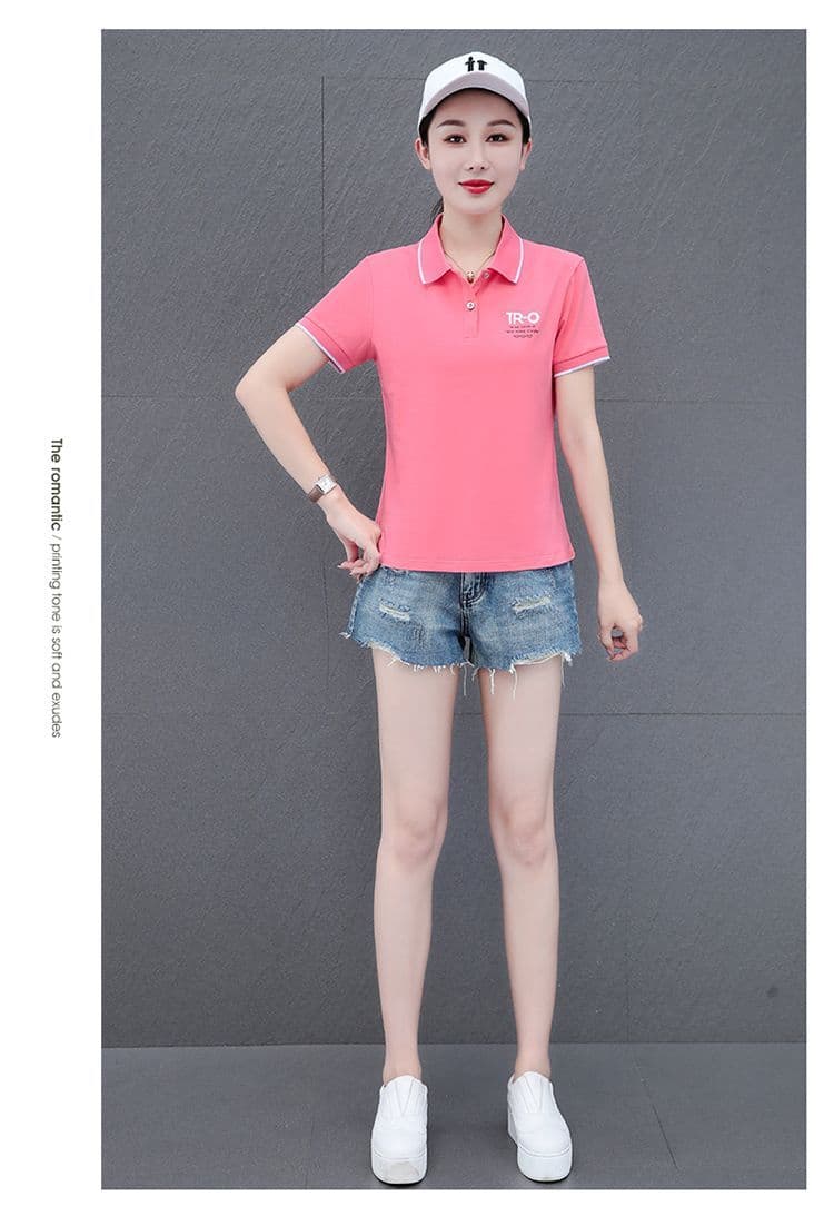 2026 POLO 셔츠 반팔 여름 2026 새로운 루즈핏 순면 얇은 스타일 캐주얼 폴로 칼라 맨위 상세 이미지 17