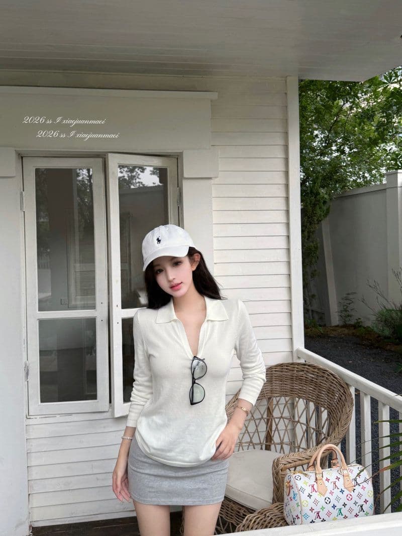 2026 POLO 칼라 긴팔 티셔츠 여성 여름 얇은 스타일 통기성 태양 보호 셔츠 몸매 가꾸기 다용도 맨위 chic 트렌디 상세 이미지 4