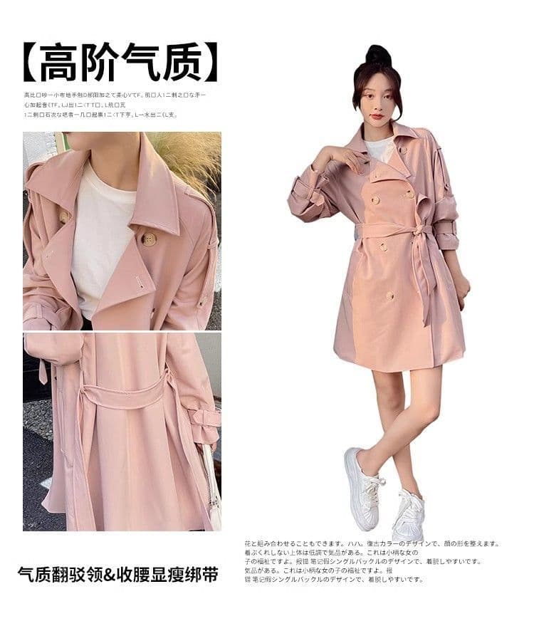 정장 칼라 바람막이 여성 새로운 작은 키 프랑스식 달콤함 우유 달콤한 부서 소녀 쇼트 스타일 재킷 상세 이미지 3