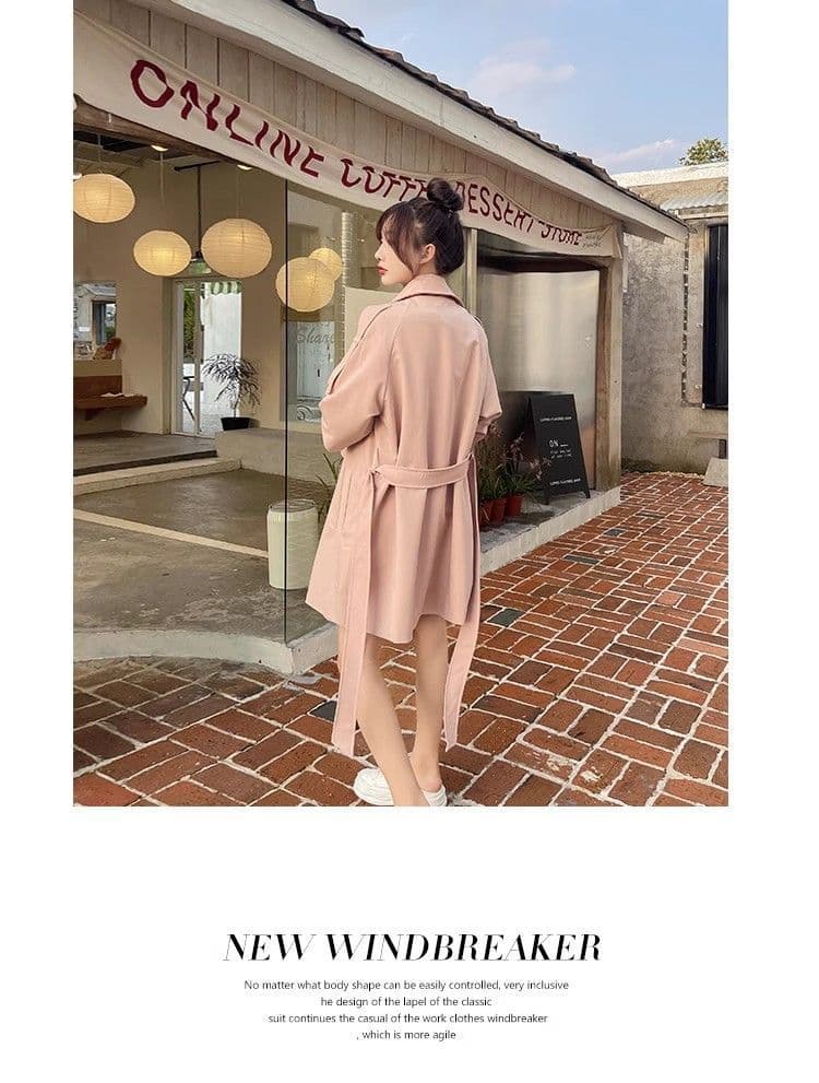 정장 칼라 바람막이 여성 새로운 작은 키 프랑스식 달콤함 우유 달콤한 부서 소녀 쇼트 스타일 재킷 상세 이미지 16