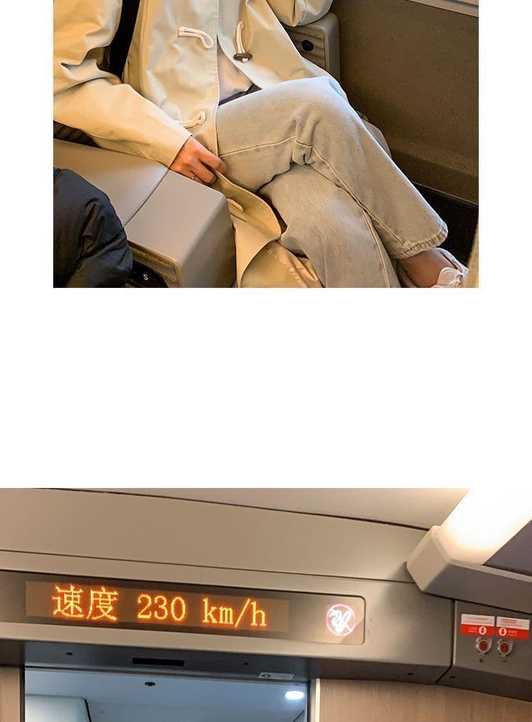 한국 스타일 학원 스타일 소뿔 버클 롱 코트 미니멀리즘 캐주얼 일본식 워크웨어 바람 다용도 바람막이 여성 코트 상세 이미지 5