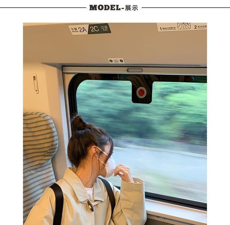 단색 학원 스타일 긴팔 일본식 다용도 워크웨어 캐주얼 재킷 봄 가을 새로운 중간 길이 바람막이 상세 이미지 4