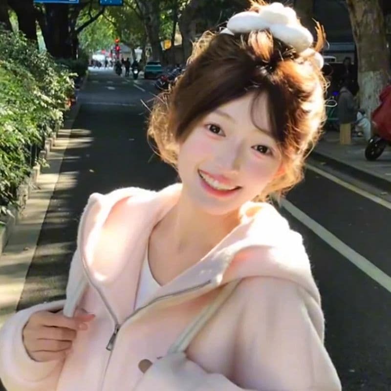 핑크색 자이언트 잘 생긴 터틀넥 후드 모직 여성 코트 가을 겨울 올해 인기 새로운 아름다운 오픈 가디건 이미지 2