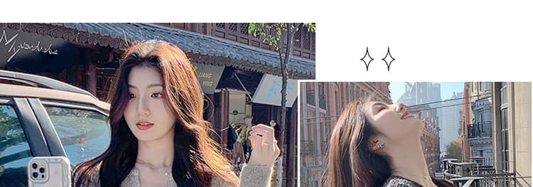 임산부 가을 의상 고급 디자인 프랑스식 차 휴식 롱 스커트 몸매 가꾸기 다용도 드레스 복장 상세 이미지 5