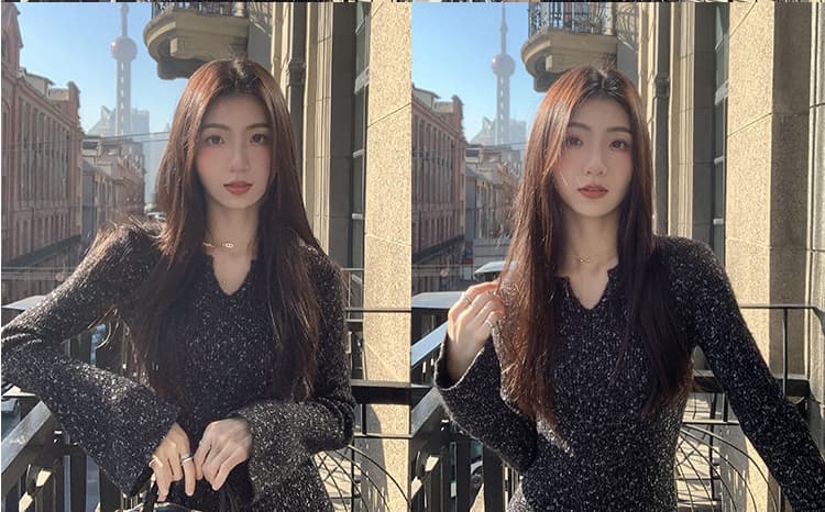 임산부 가을 의상 고급 디자인 프랑스식 차 휴식 롱 스커트 몸매 가꾸기 다용도 드레스 복장 상세 이미지 29