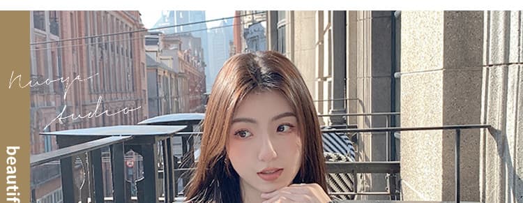임산부 가을 겨울 의류 고급 디자인 프랑스식 차 휴식 롱 스커트 몸매 가꾸기 다용도 드레스 복장 상세 이미지 11