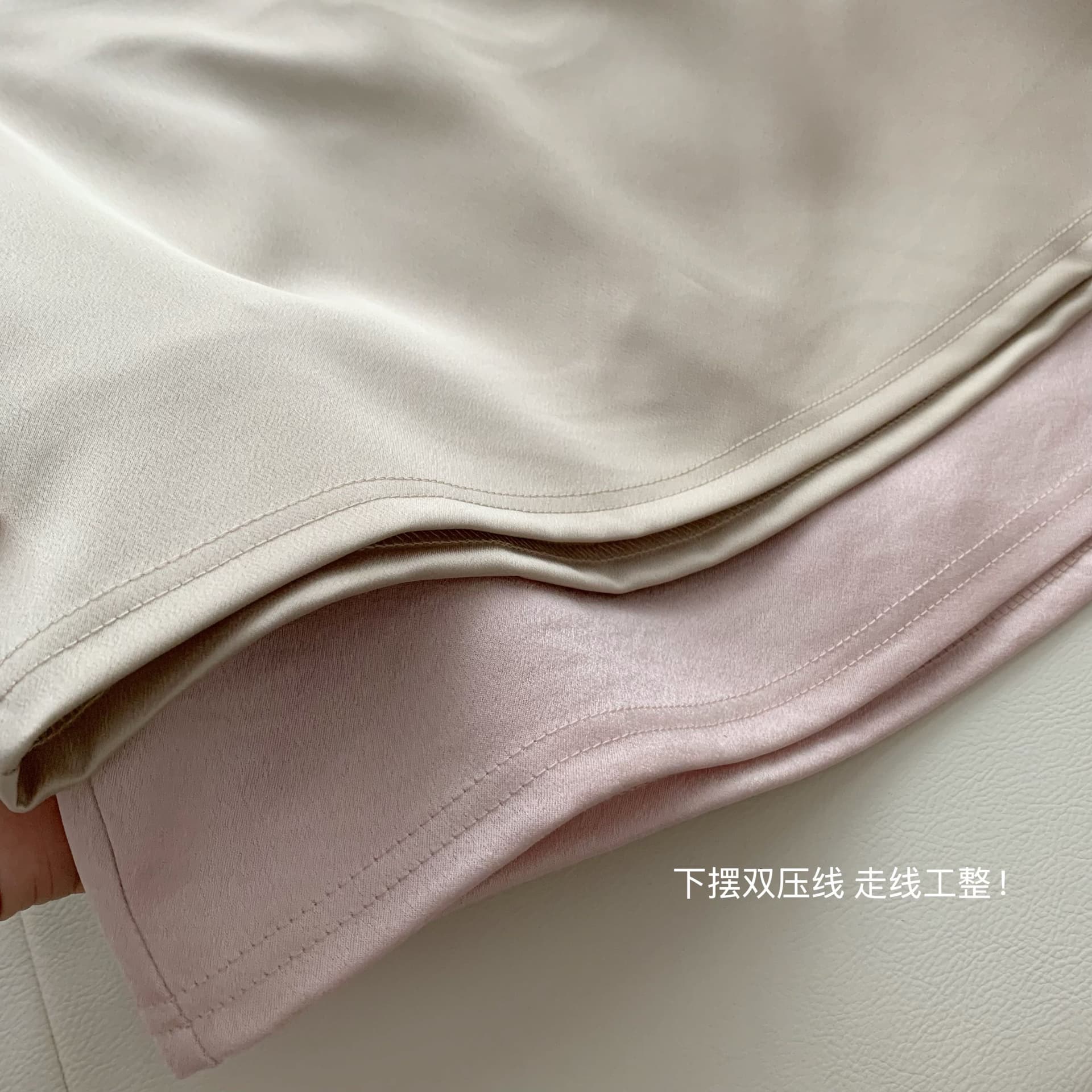 titi 작은 자매 고주파 만 가져 가라. 반신 스커트 여성 여름 순수한 욕망 핫걸 중간 허리 새틴 작은 키 미니 스커트 상세 이미지 8
