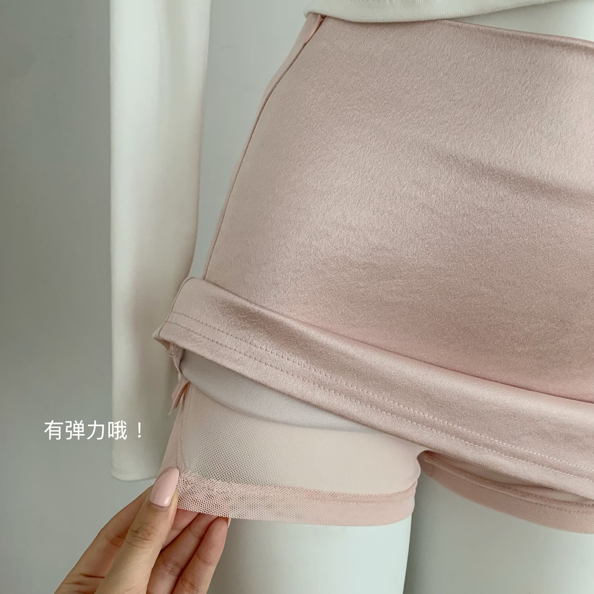 titi 작은 자매 고주파 만 가져 가라. 반신 스커트 여성 여름 순수한 욕망 핫걸 중간 허리 새틴 작은 키 미니 스커트 상세 이미지 14