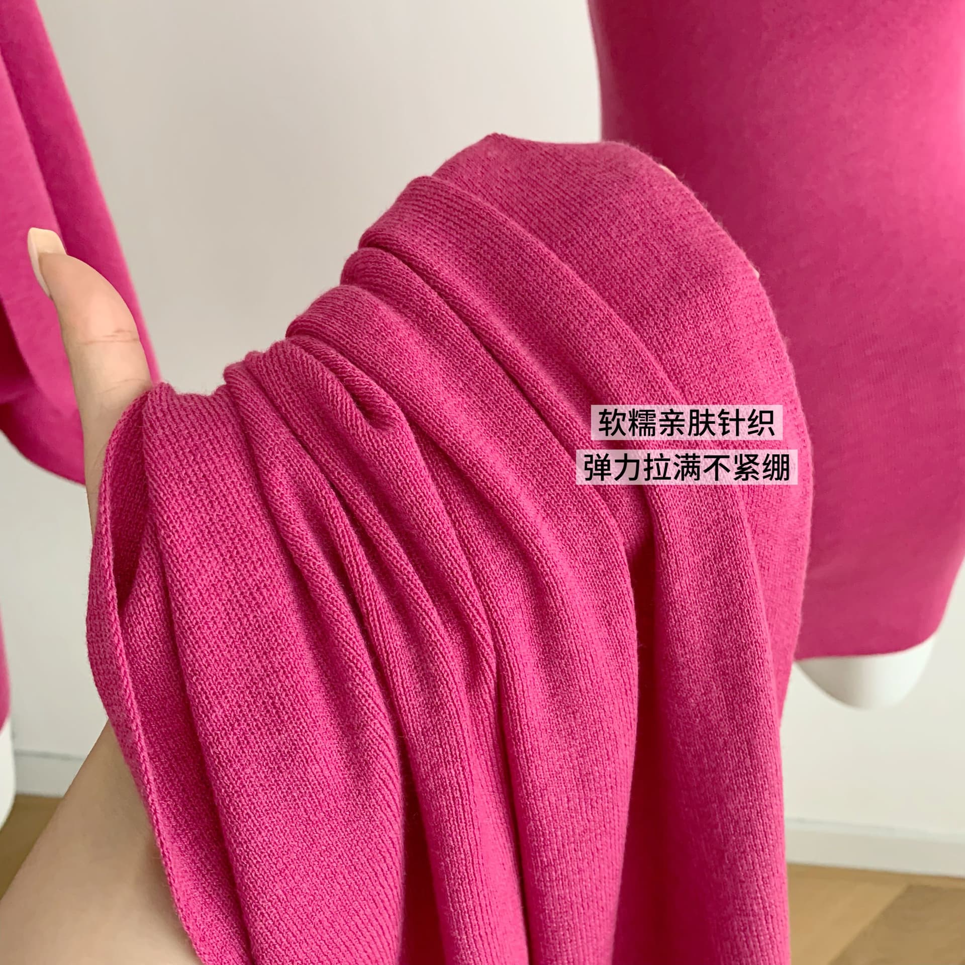 순수한 욕망 로얄 자매 바람 세트 민소매 라운드 넥 조끼 원피스 여성 의류 여름 외부 가져 가라. 숄 장미 보라색 투피스 세트 상세 이미지 12