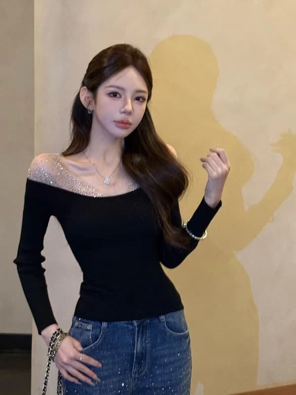 핑크색 pink 오로라 꿈 나라 디자인 센스 양모 무거운 작업 핫픽스 품격 맨위 상세 이미지 1