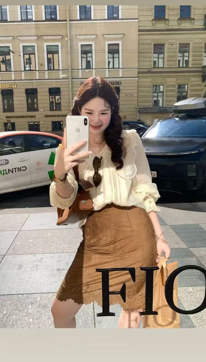 화재 화재 해시계 유토피아 한 부서 홀로우 아웃 스웨이드 원단 조끼 원피스 l45707hh63 이미지 5