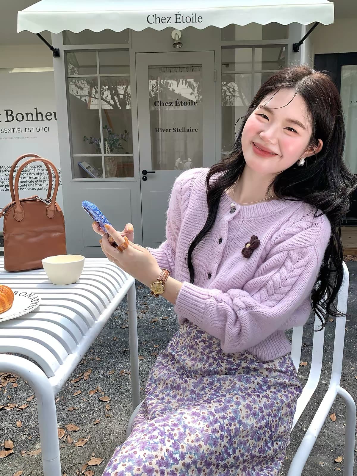 판매 부드러운 한 부서 부드러운 바람 니트 스웨터 여성 오픈 가디건 두꺼운 선 쇼트 스타일 스웨터 겨울 스웨터 이미지 4