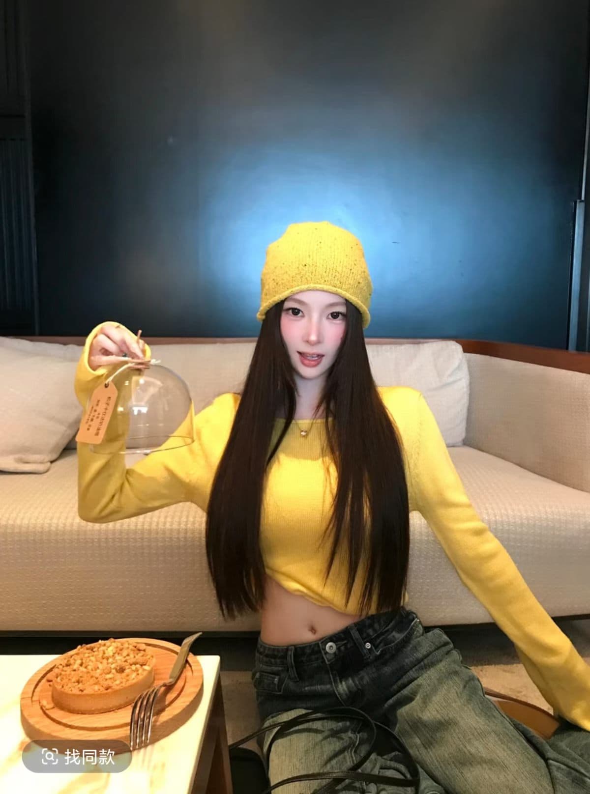 게으른 빛 산소 셔츠 색상 통제 ji 제인 지배 보트 칼라 부츠컷 긴팔 니트 스웨터 맨위 상세 이미지 15