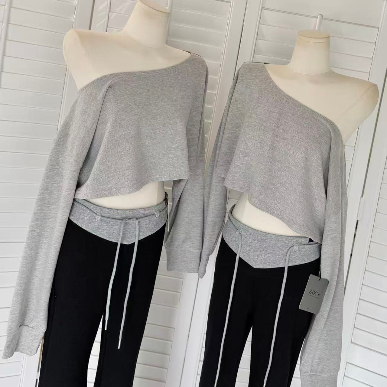 momosherothin 게으른 일상 자기 접촉 daily 선 사계절 긴팔 t& 중간 소매 t& 모델 작업자 바지 상세 이미지 6