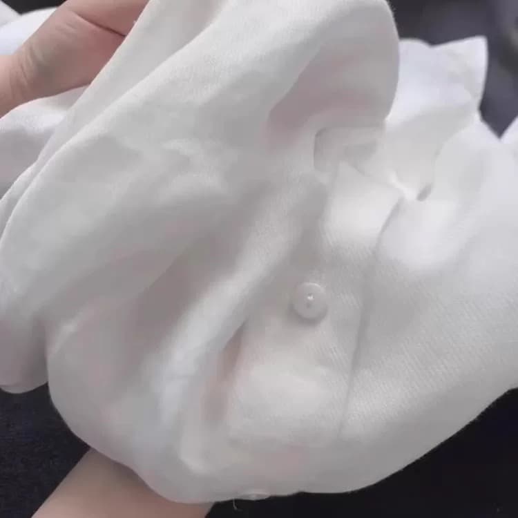 오래된 돈 바람 아마 화이트 자외선 차단 여성 셔츠 여름 얇은 스타일 POLO 칼라 셔츠 오픈 가디건 블라우스 라미 맨위 이미지 4