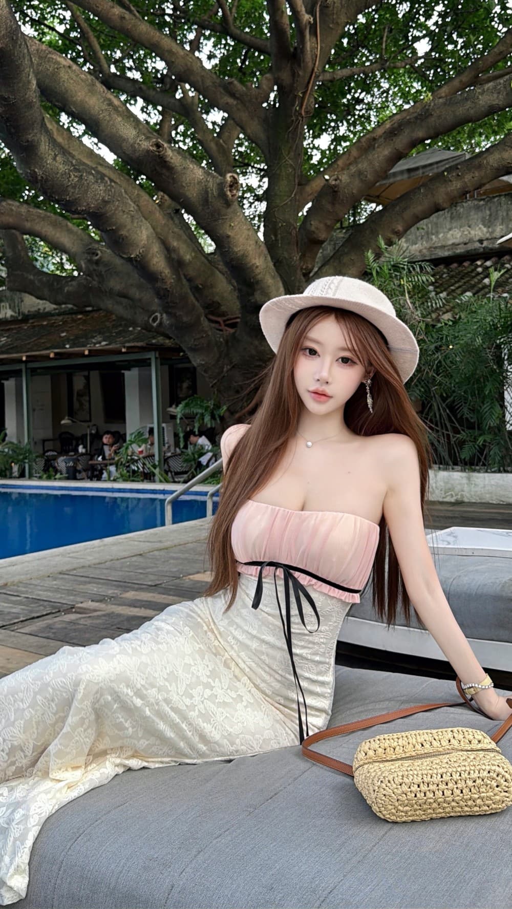 실사 새로운 품격 명문 여성 로얄 자매 디자인 센스 몸매 가꾸기 인어 꼬리 튜브탑 드레스 상세 이미지 17