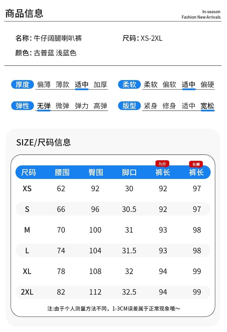 아메리칸 넓은 다리 찢어진 부분 청바지 여성 가을 2026 새로운 로우 웨이스트 루즈핏 스트레이트 슬림해 보이는 바닥 청소 벽오동 바지 상세 이미지 1
