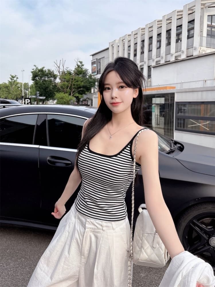 실사 정가 감소되지 않음 26 년 벨트 가슴 패드 아름다움 뒤로 캐미솔 백리스 민소매 만나는 튜브탑 맨위 상세 이미지 22