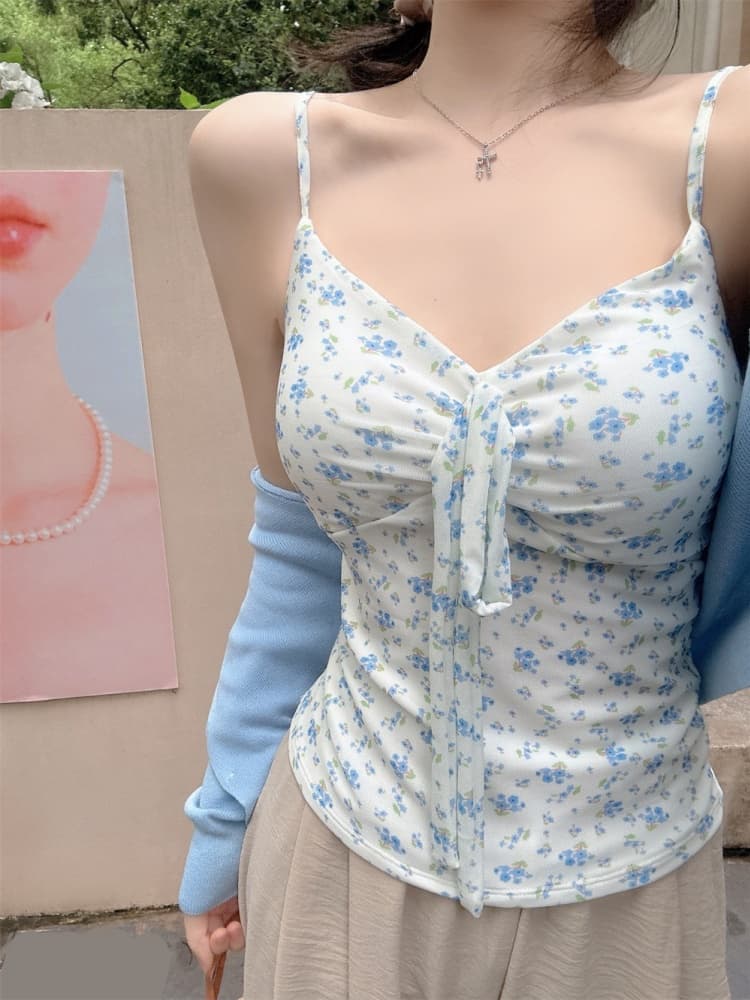 실사 정가 감소되지 않음 달콤한 핫걸 망사 캐미솔 아름다움 뒤로 브래지어 하나 벨트 가슴 패드 몸매 가꾸기 맨위 상세 이미지 27