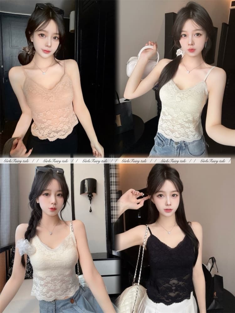 실사 정가 아니요 휴가 바람 아름다움 뒤로 섹시함 V넥 레이스 자카드 얇은 컵 통기성 프로 피부 아니요 심심한 슬립 상세 이미지 2