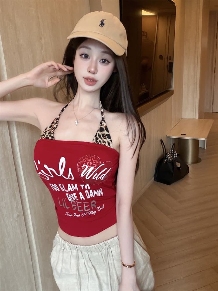 실사 정가 감소되지 않음 페이크 레이어드 벨트 가슴 패드 캐미솔 여름 새로운 몸매 가꾸기 하이웨이스트 맨위 트렌디 상세 이미지 1